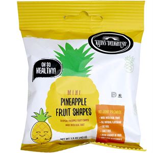 Klein's Naturals, Mini Pineapple Fruit Shapes 1.5 Oz