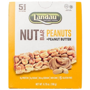 Landau, Nut Bar Peanuts+Peanut Butter 5 Bars