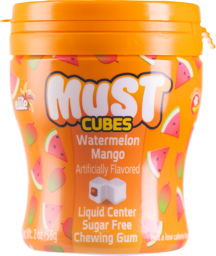 Elite Gum S/F Watermelon Mango Cubes 2oz