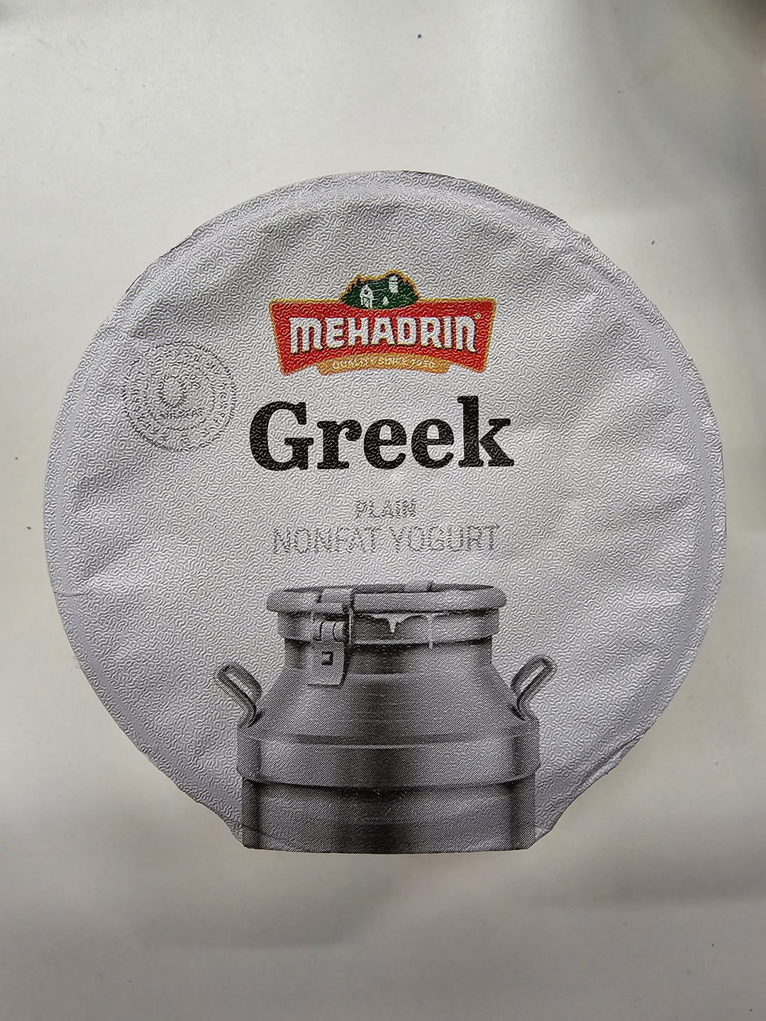 Mehadrin Yogurt Greek NF Plain 6 oz.