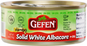 Gefen, Solid White Albacore In Oil 6 Oz