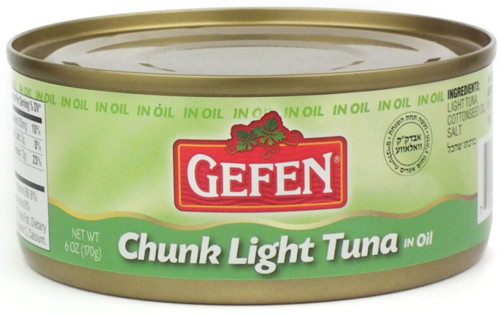 Gefen, Chunk Lite Tuna In Oil 6 Oz