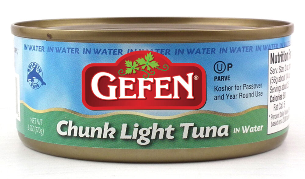 Gefen, Chunk Lite Tuna In Water 6 Oz