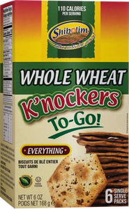 Shibolim, K'nockers To Go Whole Wheat Everything 6 Oz