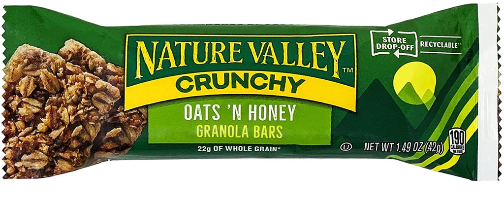 Nature Valley, Crunchy Granola Bar Oats 'n Honey, 1.49 Oz