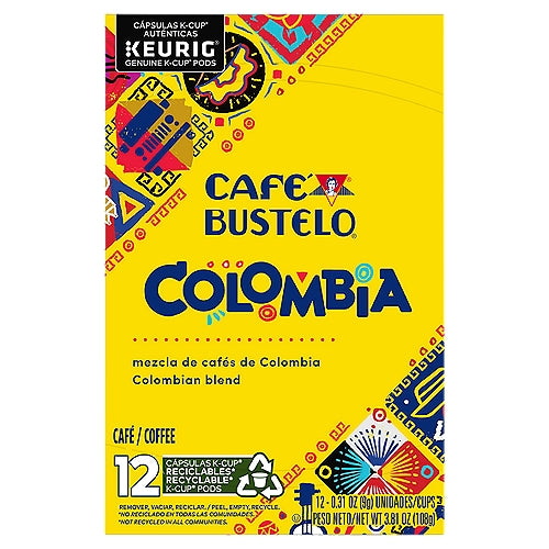 Café Bustelo, Colombia 12 K-Cup Pods