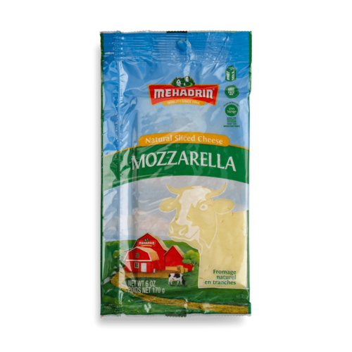 Mehadrin, Sliced Mozzarella Cheese 6 Oz