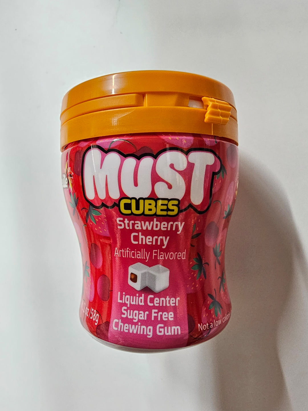 Elite Gum S/F Strawberry Cherry Cubes 2 Oz