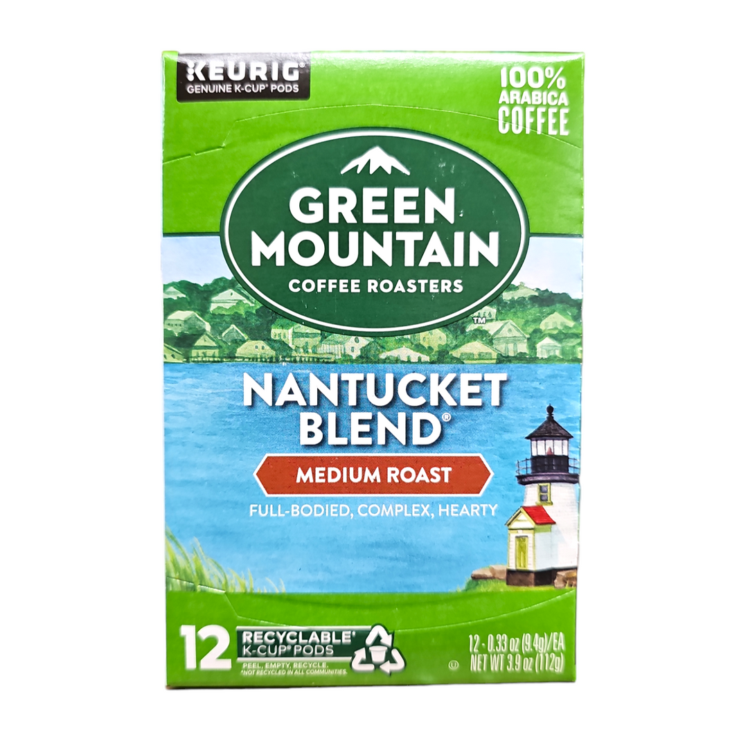 Green Mountain, Nantucket Blend Medium Roast 12 K-Cup Pods