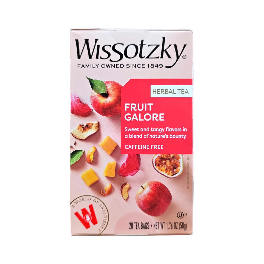 Wissotzky Tea, Herbal Tea Fruit Galore 20 Tea Bags
