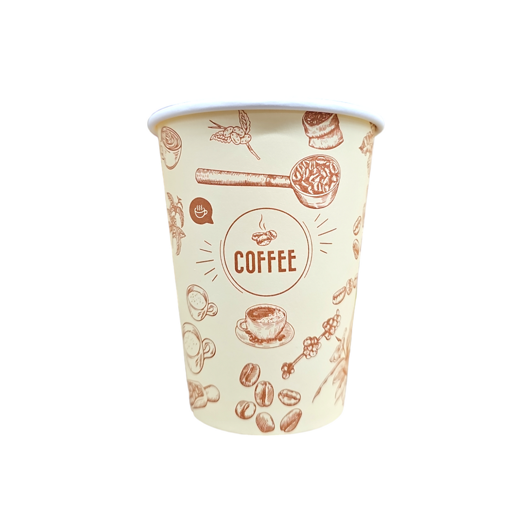 12 Oz Paper Hot Cup 50 Pack