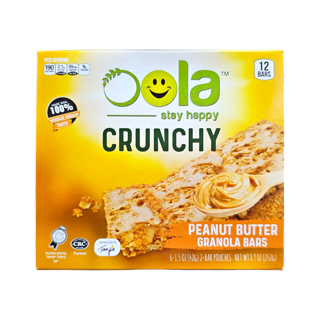 Oola, Crunchy Peanut Butter Granola Bars 8.9 Oz