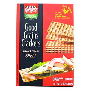 Paskesz, Good Grains Crackers Whole Grain Spelt 7 Oz