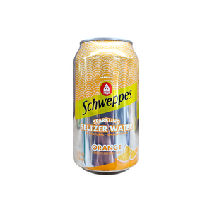 Can, Schweppes Sparkling Seltzer Water Orange 12 Oz