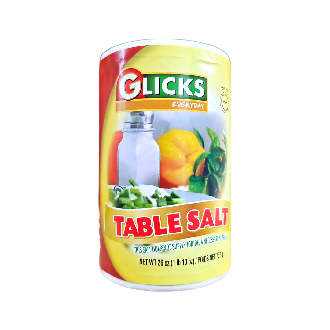 Glicks, Table Salt 26 Oz