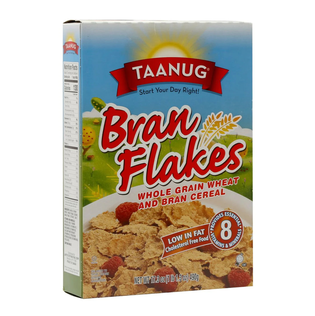 Taanug, Bran Flakes Cereal 18 Oz