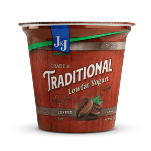 J&J, Traditional Lowfat Coffee Yogurt 6 Oz