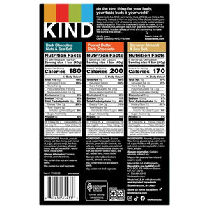 Kind Nut Bar, Variety Pack, 1.4 oz, 22-count
