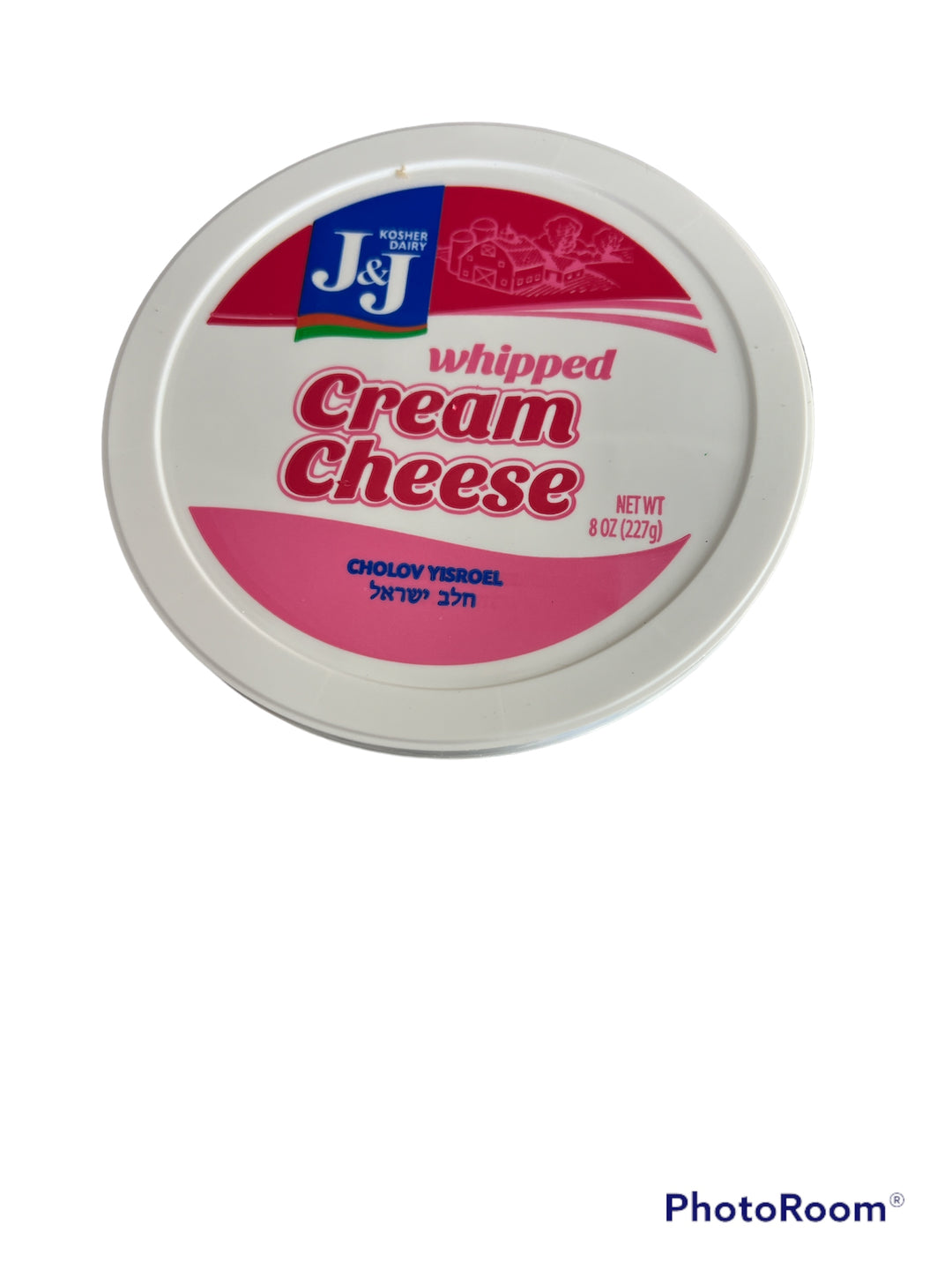 J&J Cream Cheese Whipped Plain 8 oz