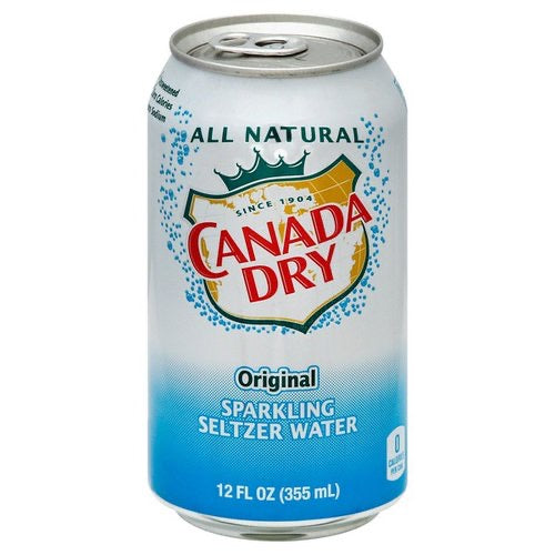 Canada Dry Sparkling Seltzer Water 12 Oz
