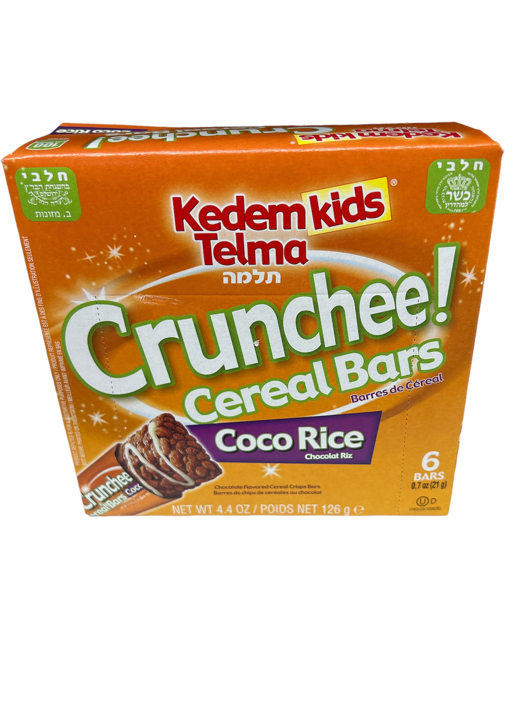 Kedem Cereal Bars Coco Rice 4.4oz