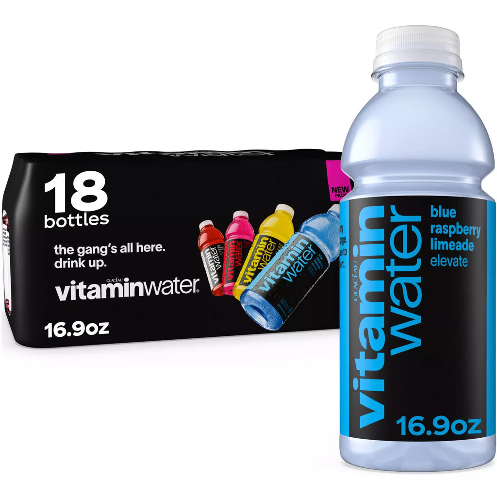 Vitamin Water, Variety Pack Nutrient Enhanced Water 16.9 fl. oz., 18 pk.