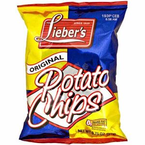 Lieber's, Original Potato Chips .75 Oz