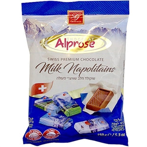 Gross & Co, Chocolat Alprose Milk Napolitains 5.3 Oz