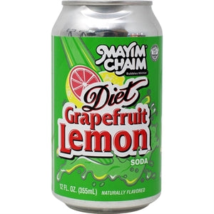 Mayim Chaim, Diet Grapefruit Lemon Soda 12 Oz
