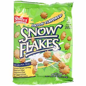 Shufra Delights, Snow Flakes Onion Flavored 0.75 Oz