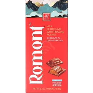 Gross & Co, Romont Milk Chocolate With Praline Filling 3.5 Oz