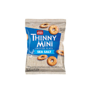 Paskesz, Thinny Mini Pretzel Flats Sea Salt 2.1 Oz