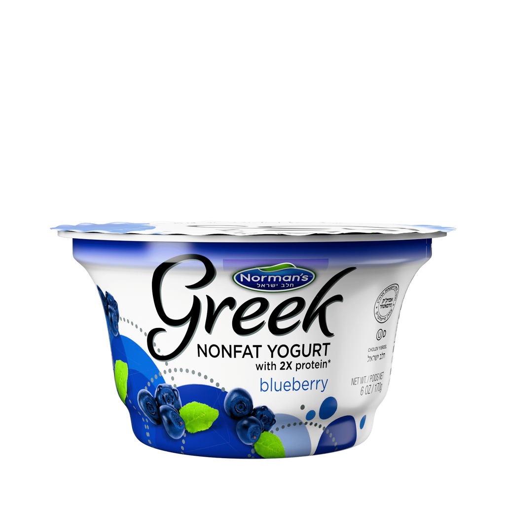 Norman's, Greek Blueberry Yogurt 6 Oz