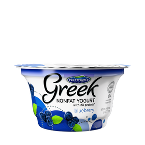 Norman's, Greek Blueberry Yogurt 6 Oz
