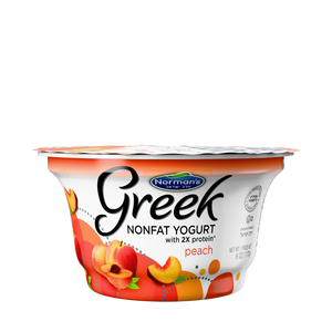 Norman's, Greek Peach Yogurt 6 Oz