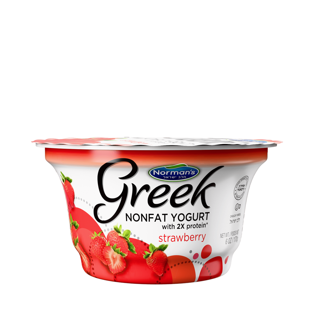 Norman's, Greek Strawberry Yogurt 6 Oz