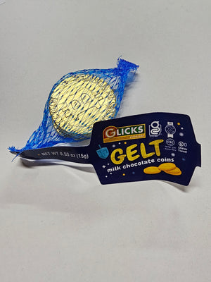 Glicks Everyday, GELT Milk Chocolate Coins 0.53 Oz