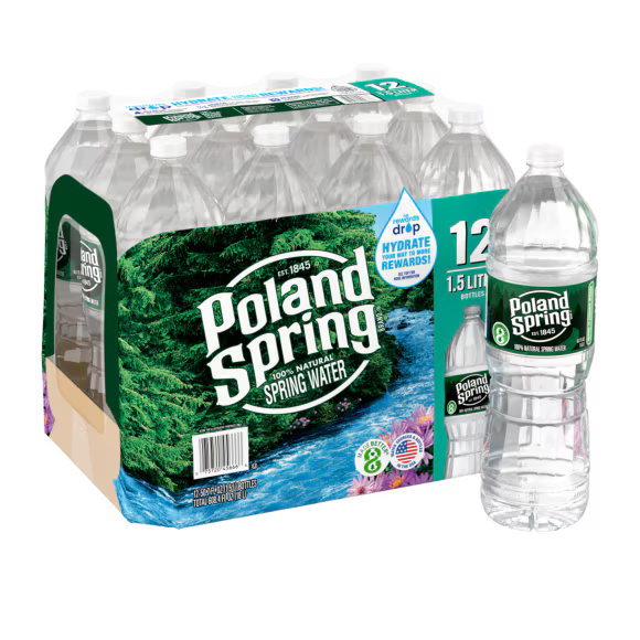 Poland Spring 1.5 Liter, Case of 12 – Vendors