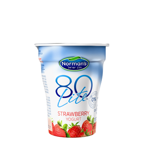 Norman's, 80 Lite Strawberry Yogurt 6 Oz