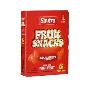 Shufra, Strawberry Fruit Snacks 6 Oz