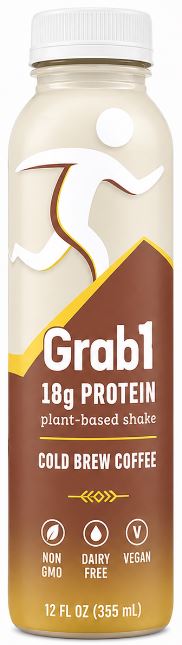 Grab1 Protein Shake Cold Brew Coffee 12 Oz