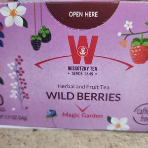 Wissotzky Tea, Herbal And Fruit Tea Wild Berries 20's 1.9 Oz