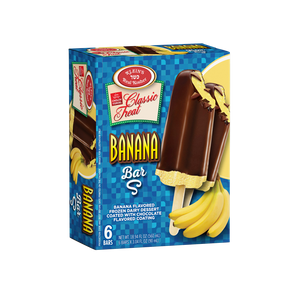 Klein's Ice Cream, Banana Bar 6 X 3.04 Oz