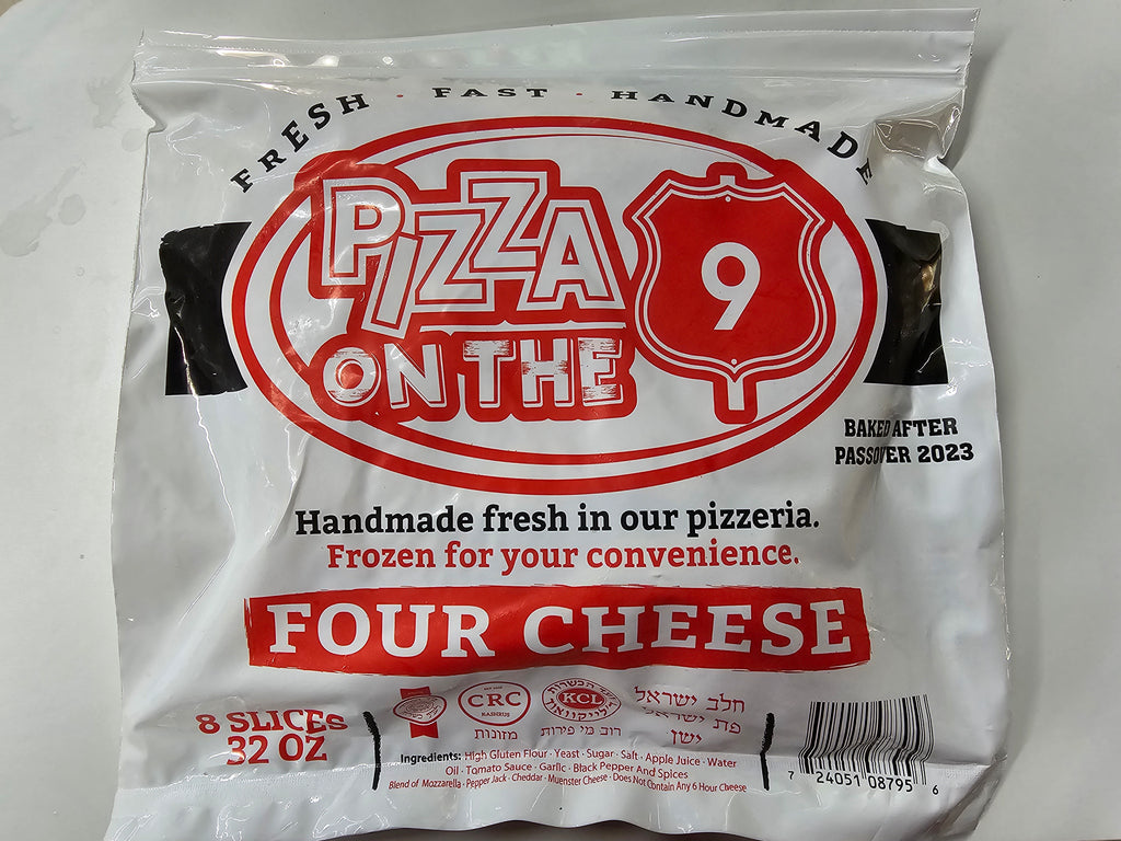 Pizza On The 9, Four Cheese 8 Slices 32 Oz