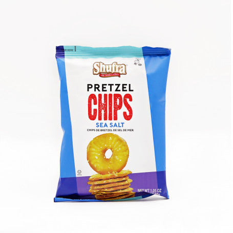 Shufra, Pretzel Chips Sea Salt 1 Oz