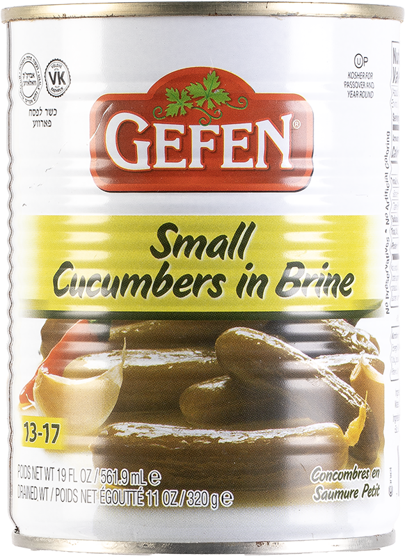 Gefen, Cucumbers in Brine 13-17 (19oz)