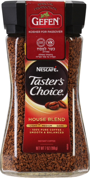 Gefen, Taster's Choice House Blend 7 Oz Glass KP