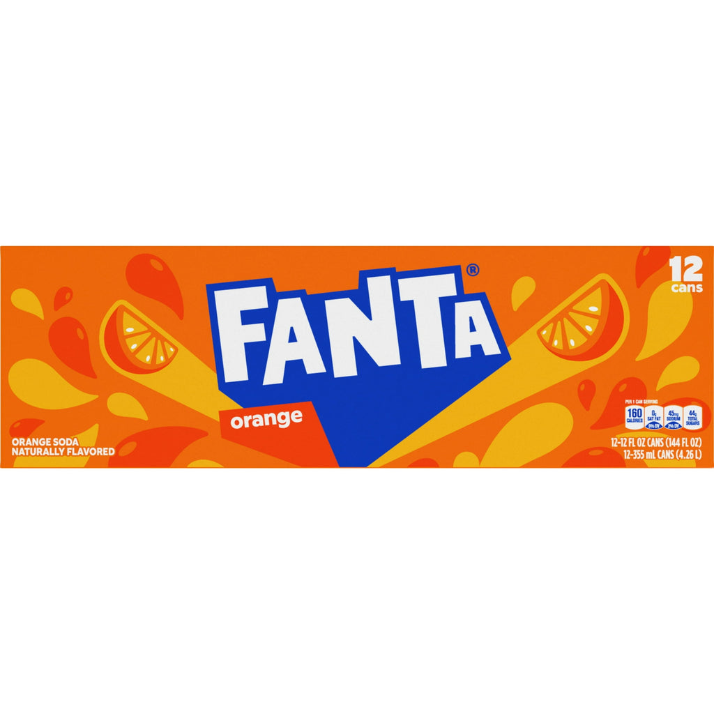 CASE Can, Fanta Orange 12 Oz 12pk