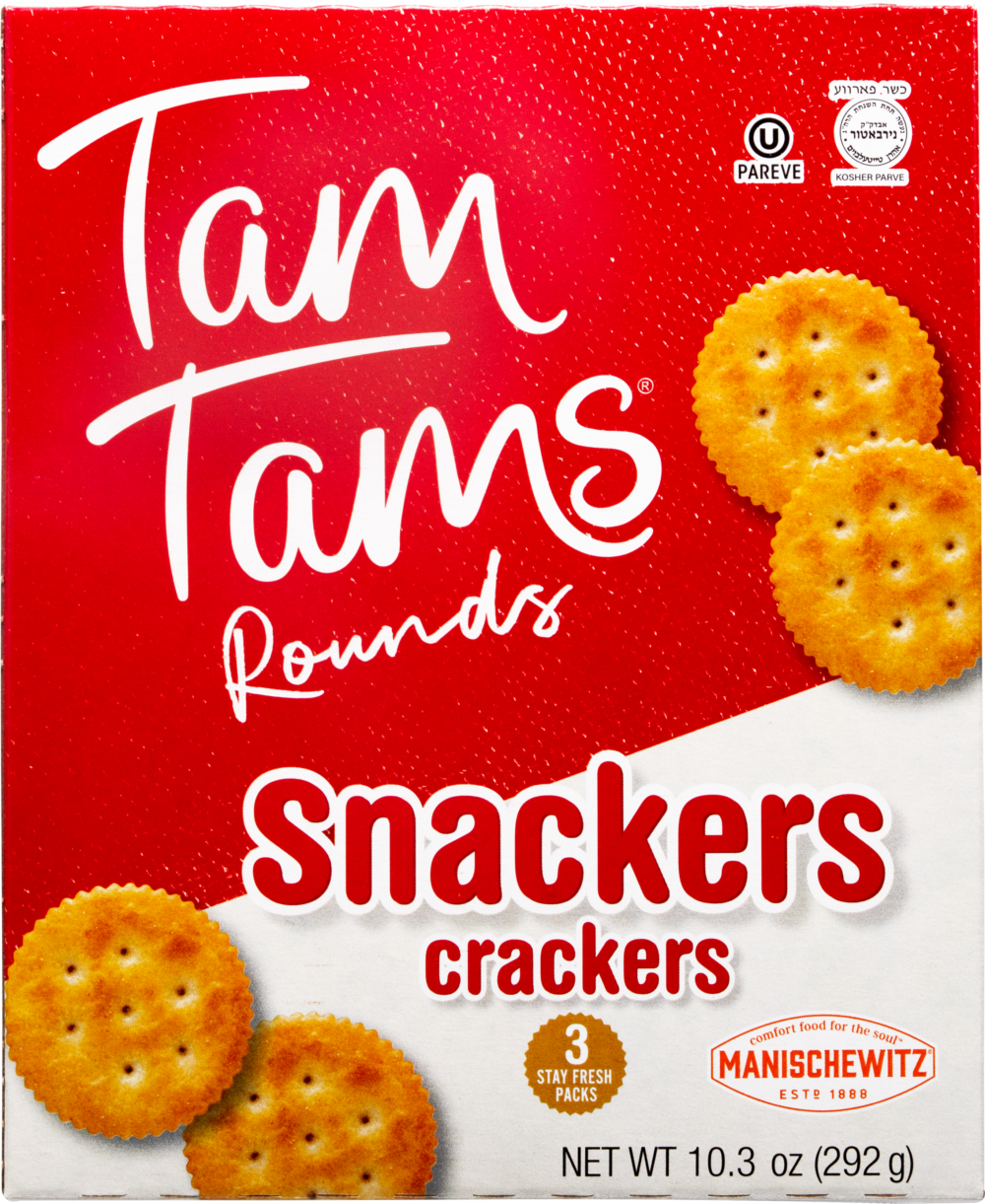 Manischewitz, Tam Tams Rounds Snackers Crackers 10.3 Oz