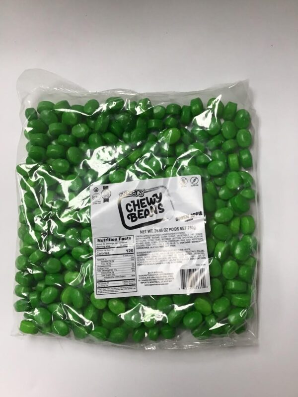 Zazers, Chewy Beans Green Apple 750 g